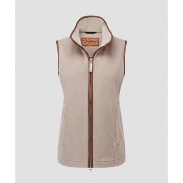 Lyndon II Fleece Gilet in Mushroom