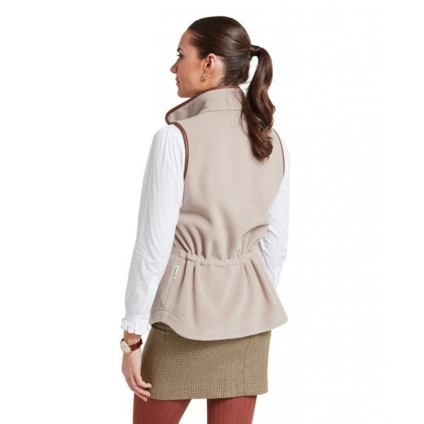 Lyndon II Fleece Gilet in Mushroom