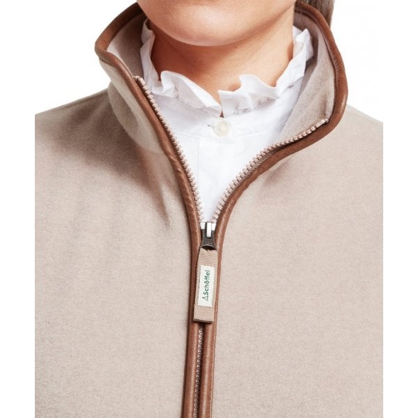 Lyndon II Fleece Gilet in Mushroom