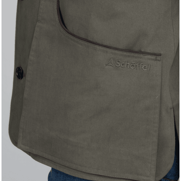 Mens All Seasons Shooting Vest in Dark Olive