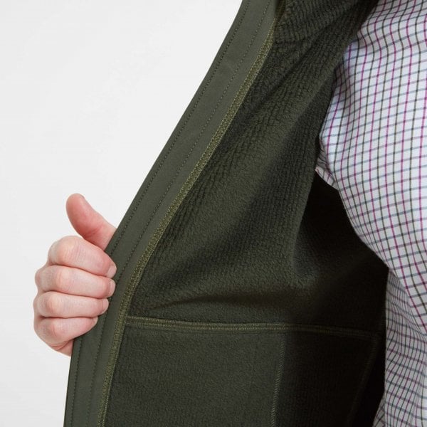Mens Belton Gilet in Forest Green