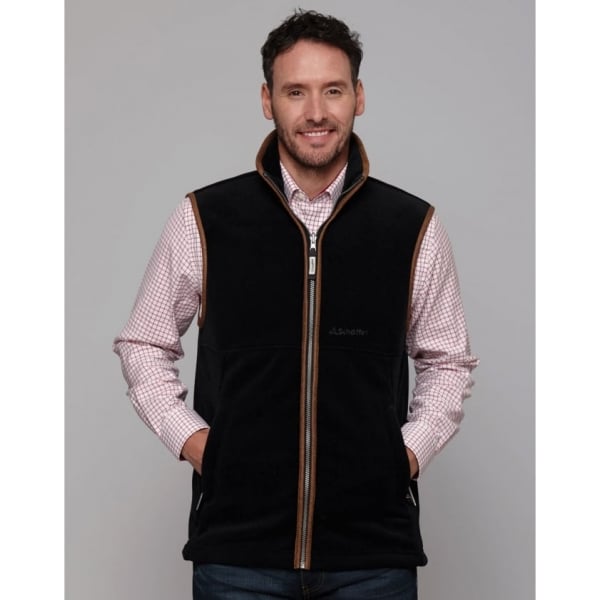 Mens Oakham Fleece Gilet in Gunmetal