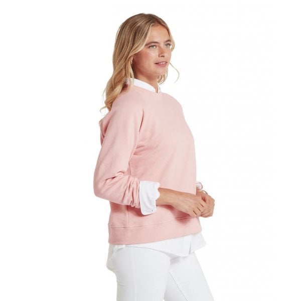 Newberry Sweatshirt in Pale Rose