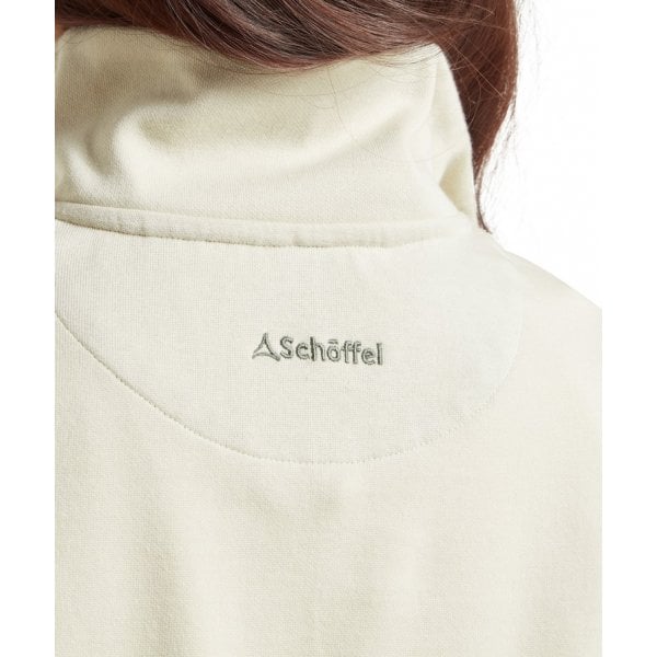 Sandown Sweatshirt in Pale Stone/Agave Green Stripe