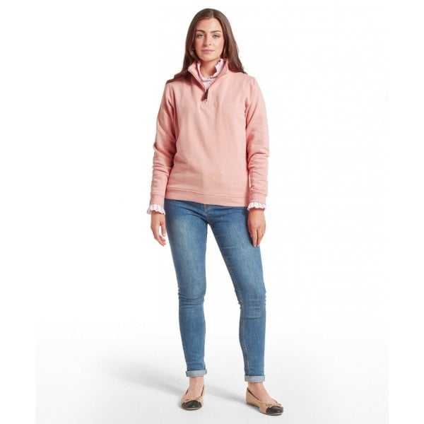 Sennen Cove Sweatshirt in Pale Rose