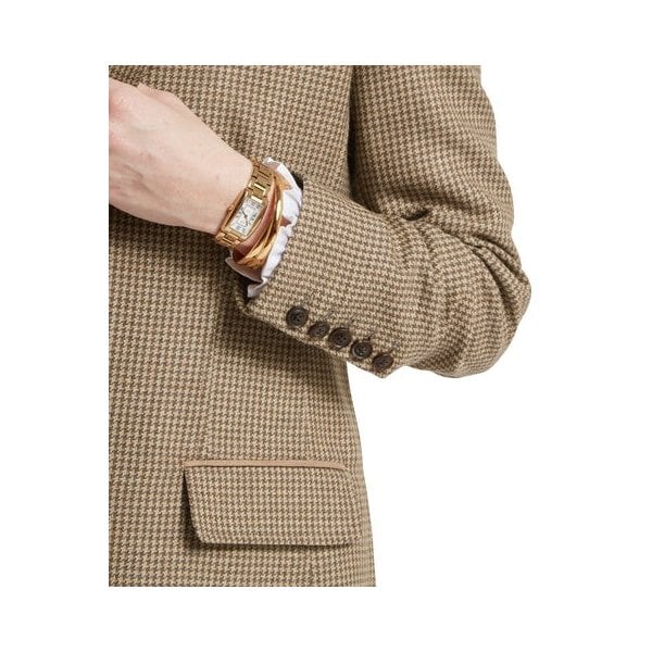 Womens Isla Tweed Blazer in Houndstooth Tweed