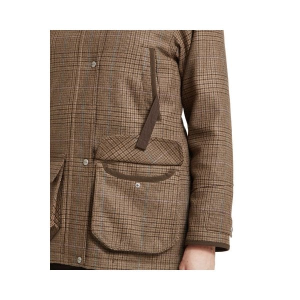 Womens Ptarmigan Tweed Coat in Teviot Tweed