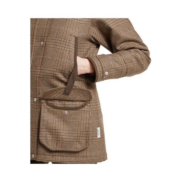Womens Ptarmigan Tweed Coat in Teviot Tweed