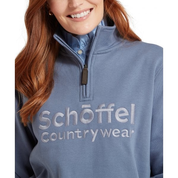 Womens St Issey Sweatshirt In Storm Blue