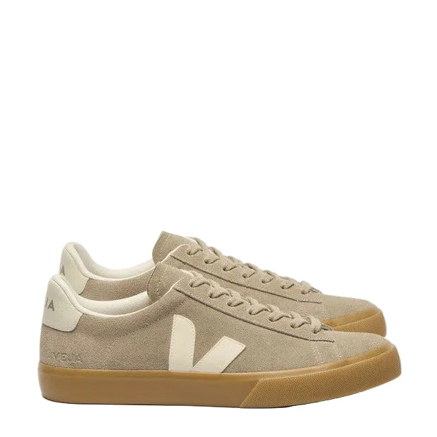 Campo Suede Trainer in Taupe Pierre Natural