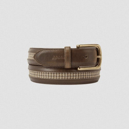 Harrington Belt Houndstooth Tweed