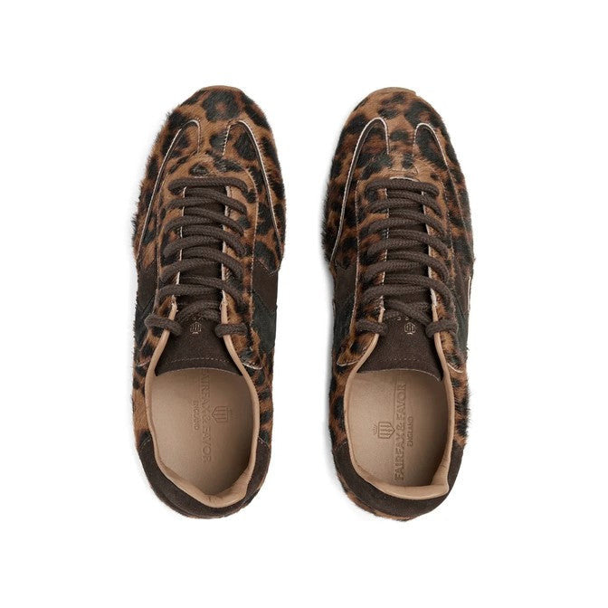Chawston Leopard Suede Trainers