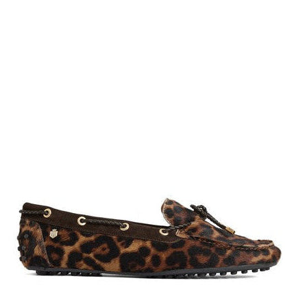 Henley Haircalf Driving Shoe in Leopard
