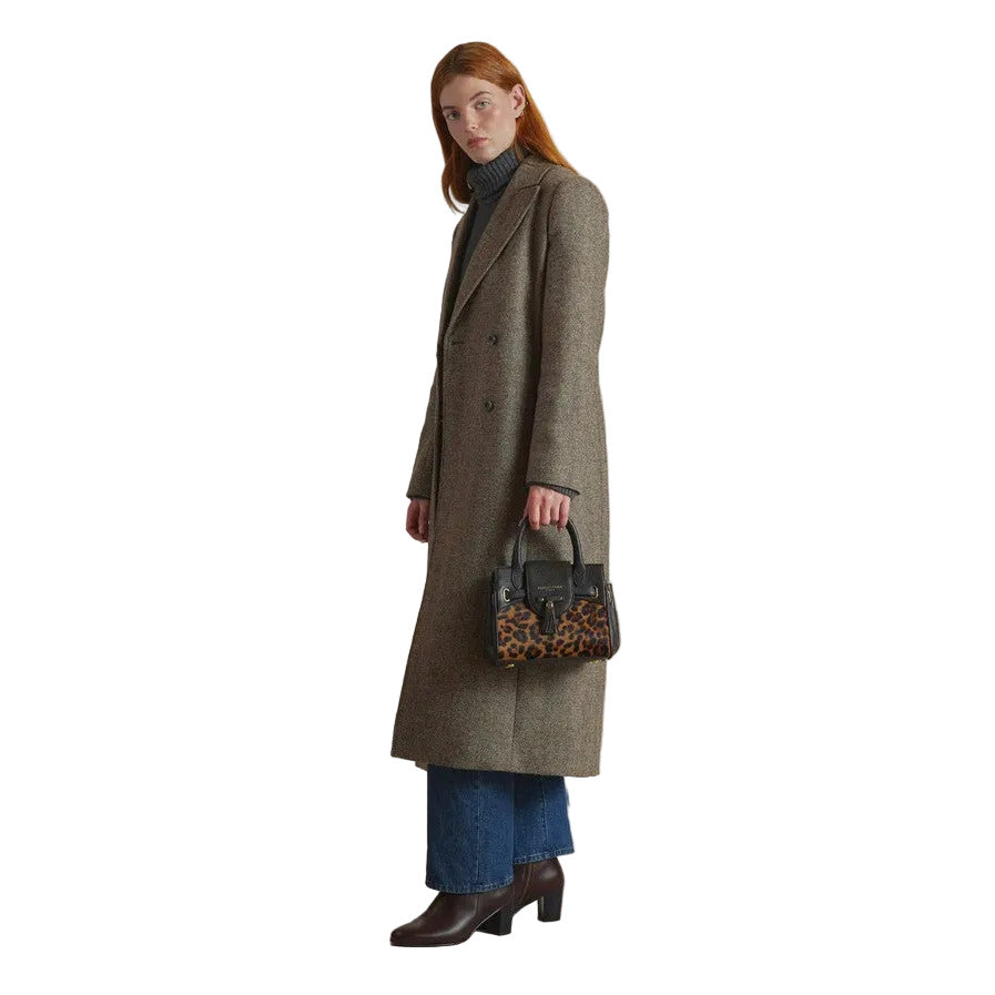 Mini Windsor Handbag in Leopard Haircalf