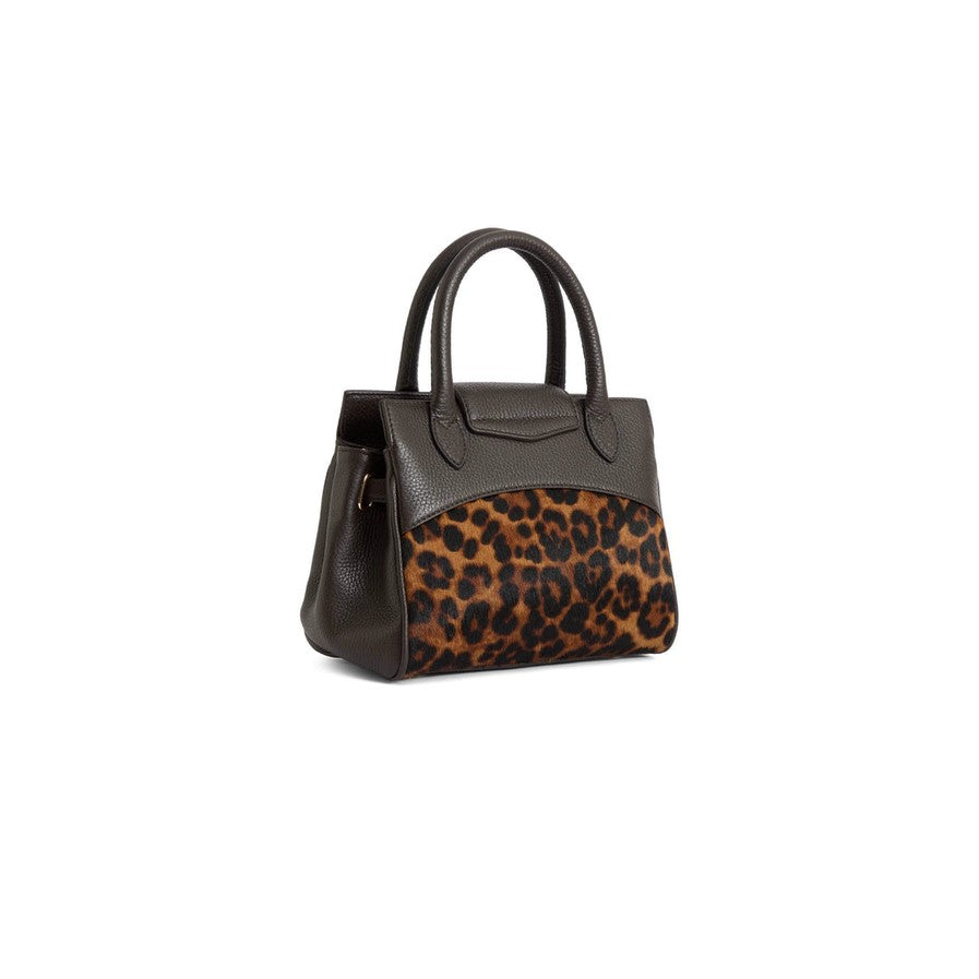 Mini Windsor Handbag in Leopard Haircalf