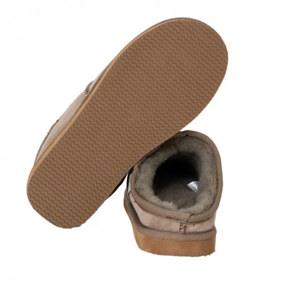 Bobo Sheepskin Slipper in Stone