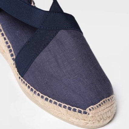 Ter Wedge Heel Espadrille in Mari Navy