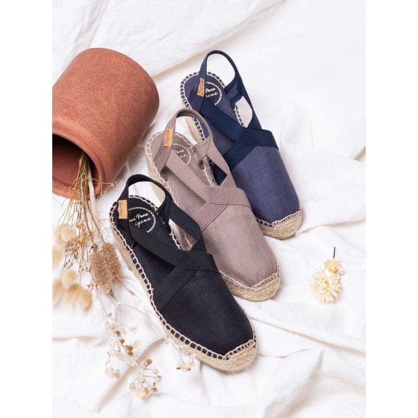 Ter Wedge Heel Espadrille in Mari Navy