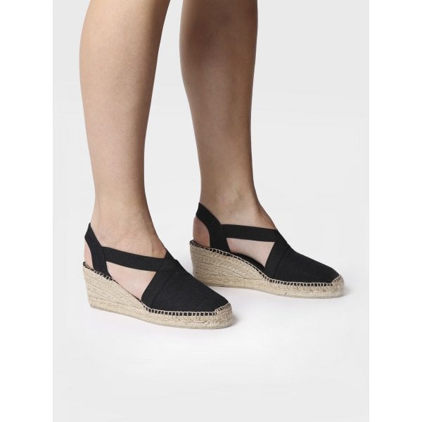 Ter Wedge Heel Espadrille in Black