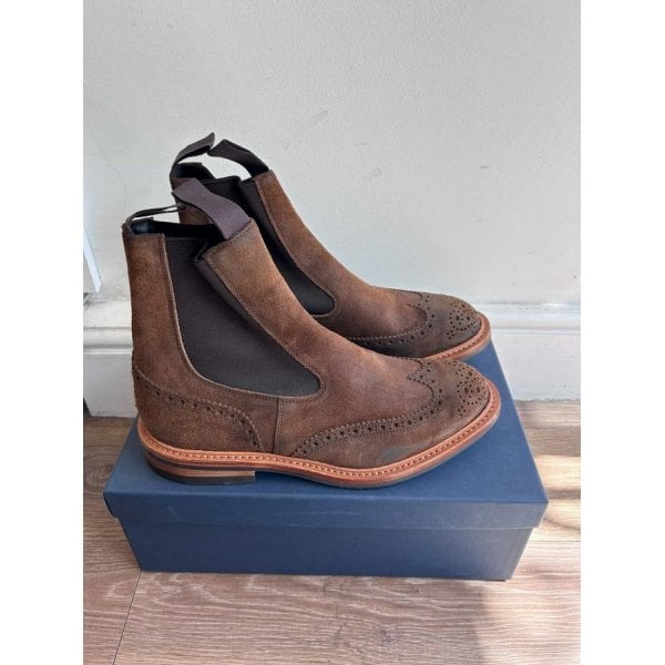 Henry Snuff Waxed Suede Elastic Boot