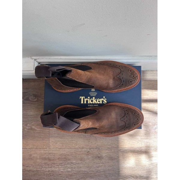Henry Snuff Waxed Suede Elastic Boot