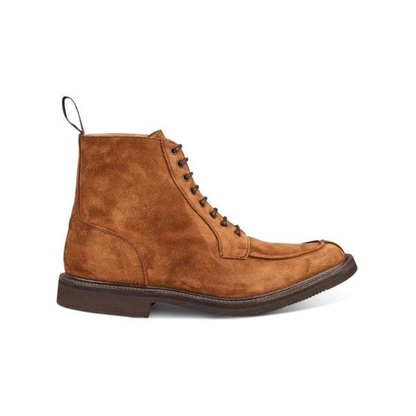 Mens Lawrence Apron Front Derby Boot in Cubana Suede