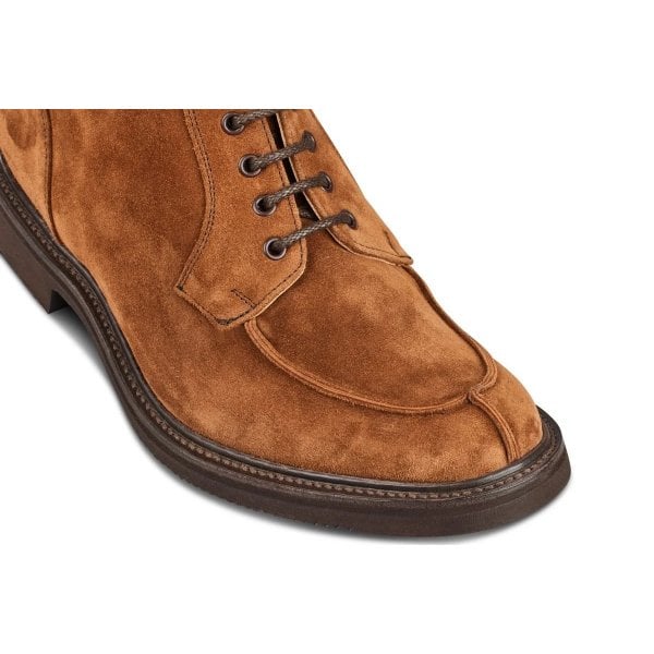 Mens Lawrence Apron Front Derby Boot in Cubana Suede