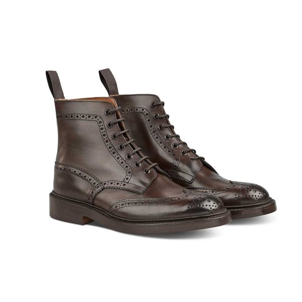 Mens Stow Country Boot (Dainite Sole) in Espresso
