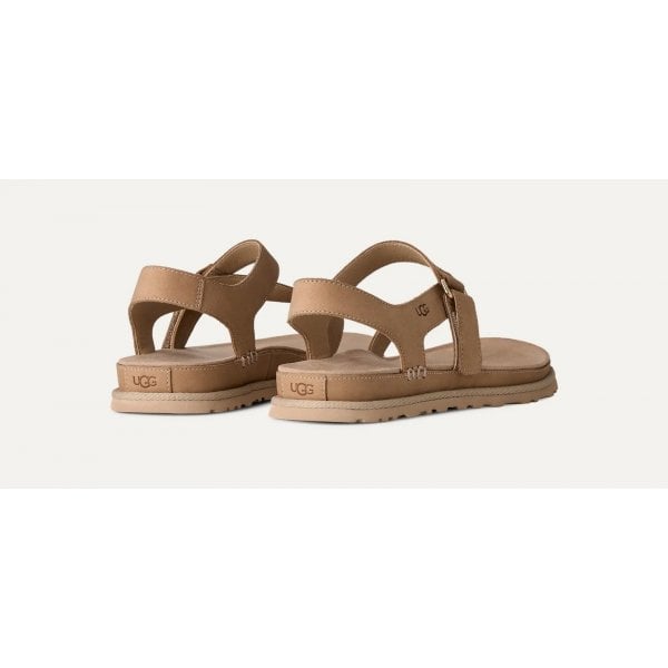 Womens GoldenGaze Toe Post Sandal in Sand