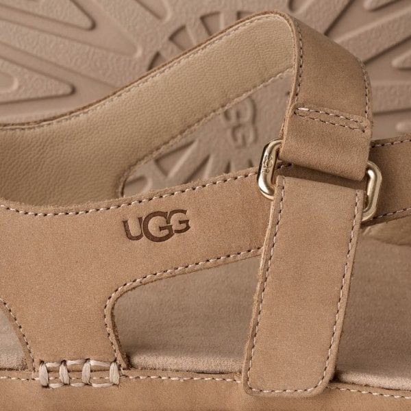 Womens GoldenGaze Toe Post Sandal in Sand