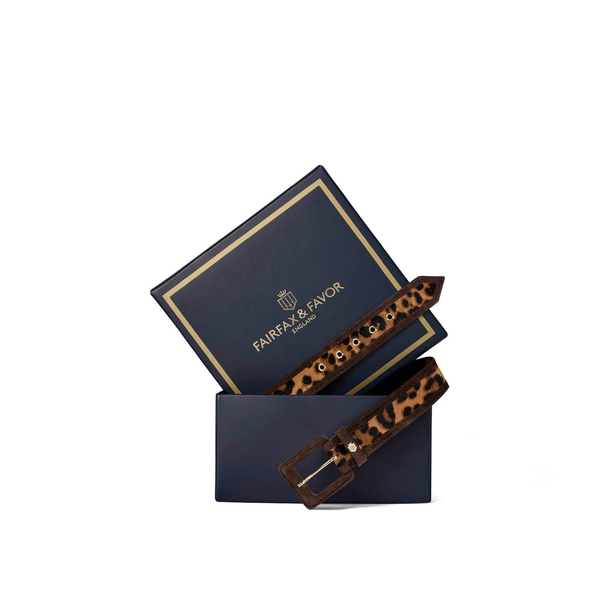 Marseille Belt in Leopard Haircalf