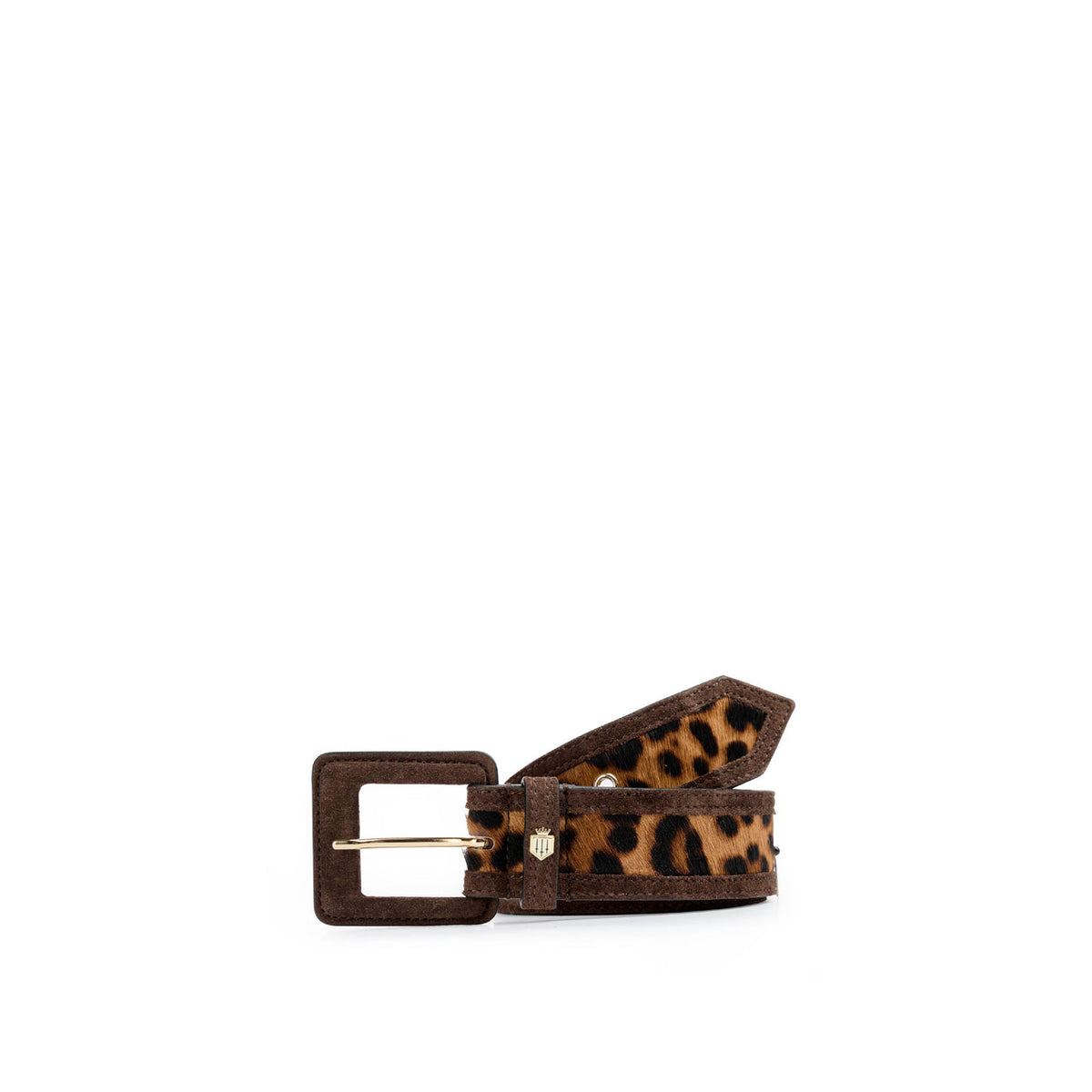 Marseille Belt in Leopard Haircalf