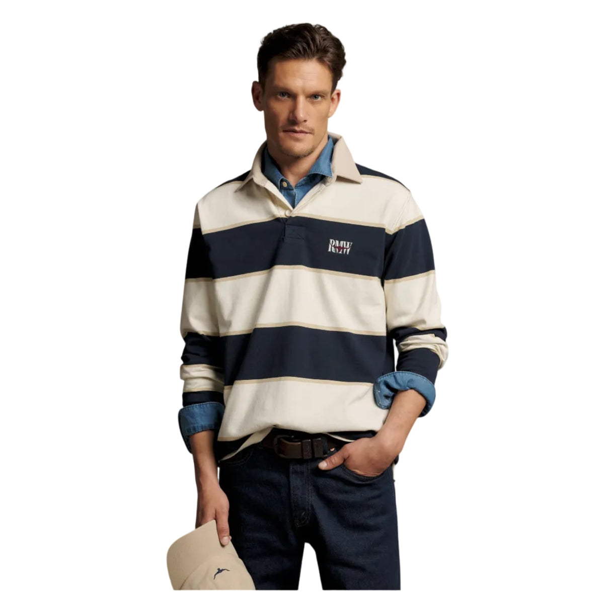 Balmain Stripe Rugby Shirt