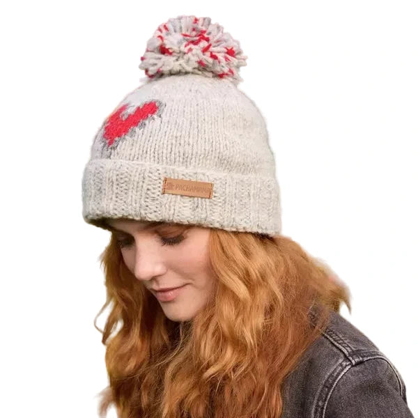 Roll Back Bobble Beanie