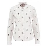 Brambles Shirt in Sketched Dog Print