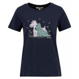 Clover T-Shirt in Navy