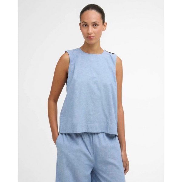 Josie Top in Light Chambray