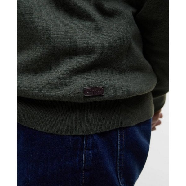 Mens Bayfield Half Zip in Mid Olive