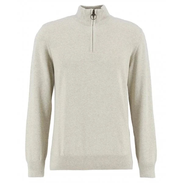 Cotton Quarter-Zip Jumper