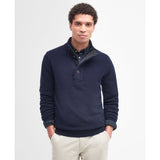 Mens Essential Patch Half Zip in Navy