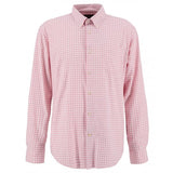 Mens Gingham Shirt in Pink