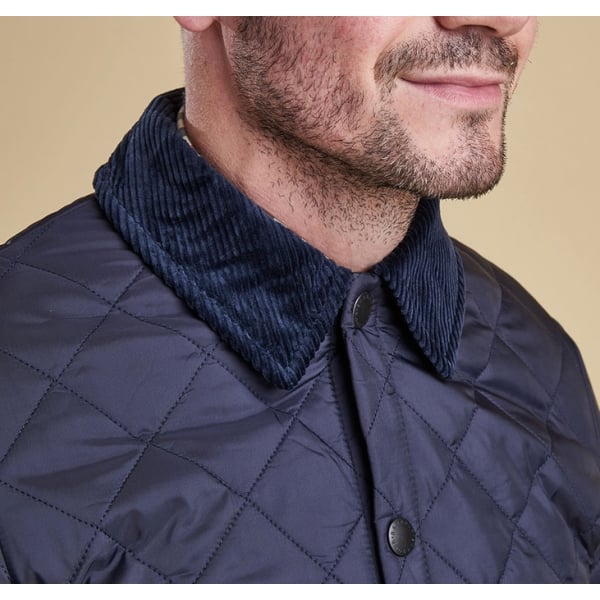 Mens Heritage Liddesdale Quilted Jacket in Navy