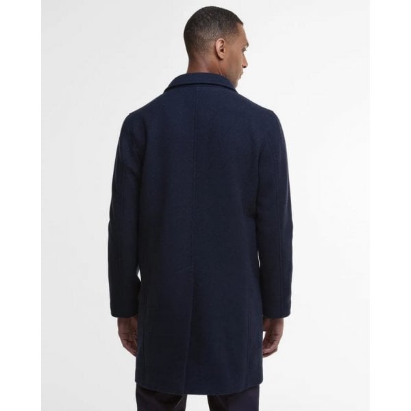 Mens Kirkbridge Wool Coat in Navy