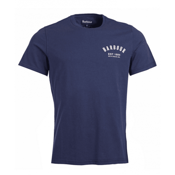 Mens Preppy T-Shirt in New Navy