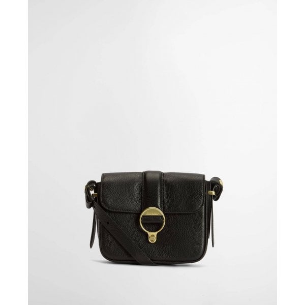 Mini Rosa Crossbody Leather Bag In Black