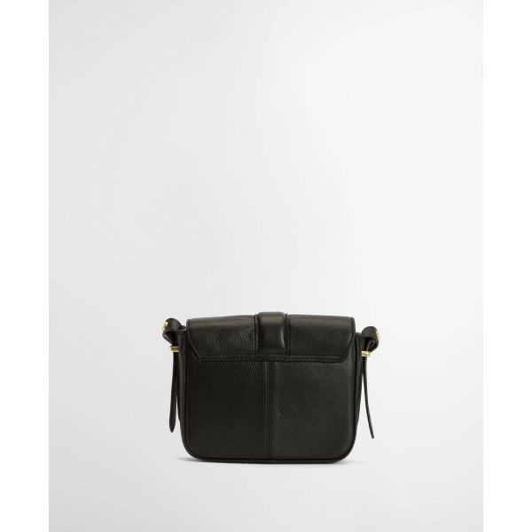 Mini Rosa Crossbody Leather Bag In Black