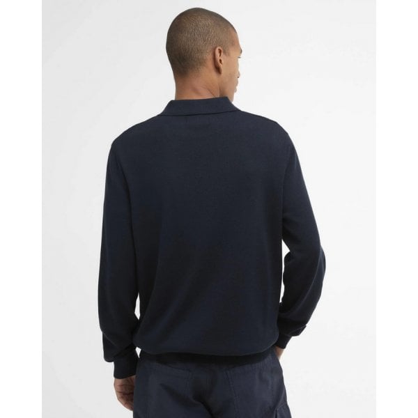 Pima Knit Polo in Navy