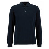Pima Knit Polo in Navy