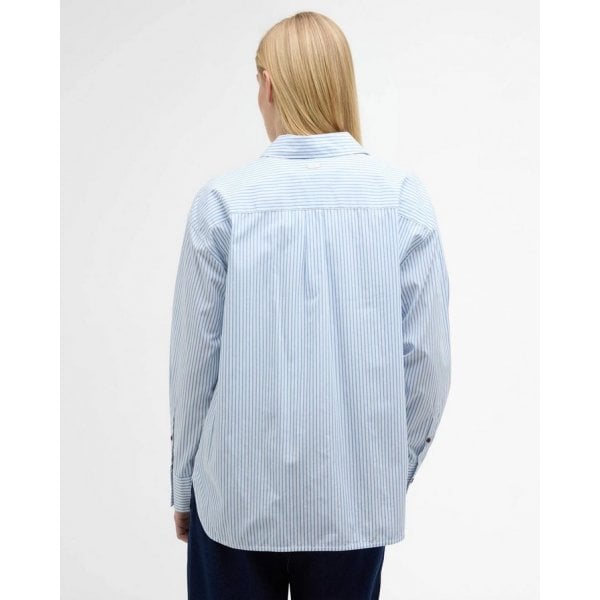 Polly Shirt in Chambray Stripe