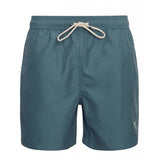 Staple Logo Swim Short in Vintage Teal